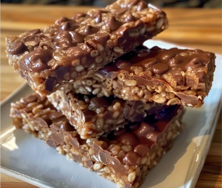 No Bake Homemade Crunch Bars 1